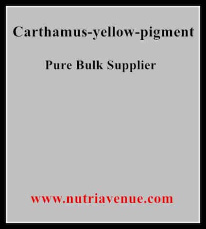 Carthamus Yellow Pigment