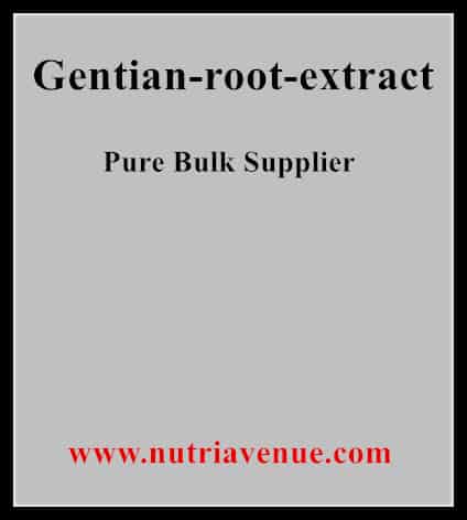 Gentian root extract