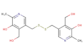 Pyritinol C16H20N2O4S2