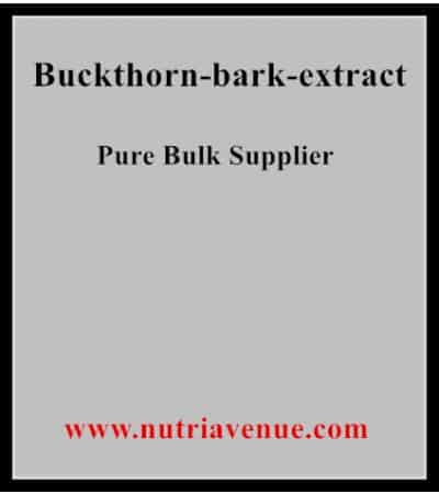 Buckthorn Bark Extract