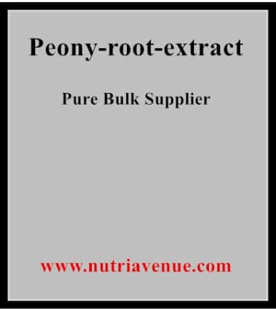 peony root extract