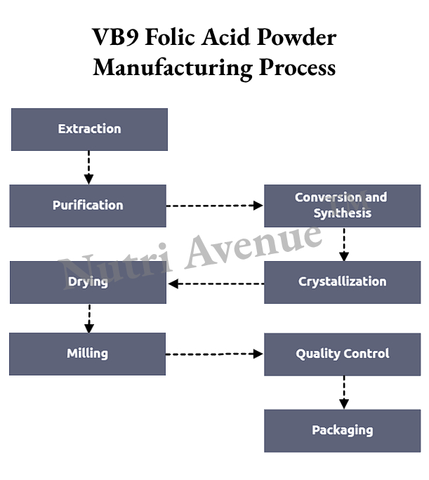 vb9 folic acid powder manufacturing process