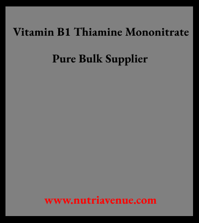Vitamin B1 Thiamine Mononitrate